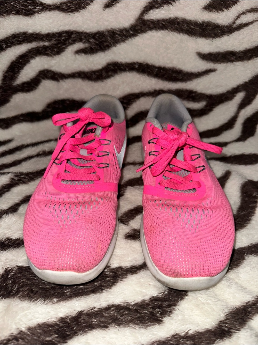 Nike Women's Vibrant Pink Mesh Training Sneakers
